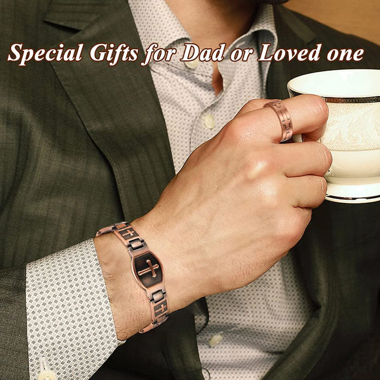 Magnetic Cross Bracelet