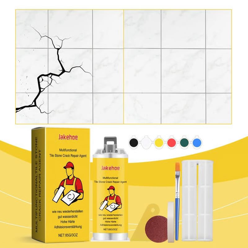 🔥LAST DAY 50% OFF -- 🔧Quick-Drying Tile Repair Glue - Complete Tool Kit for DIY – Fix Cracks Permanently in Minutes!✨
