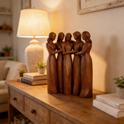 Celebrates Friendships Sisters Sculpture