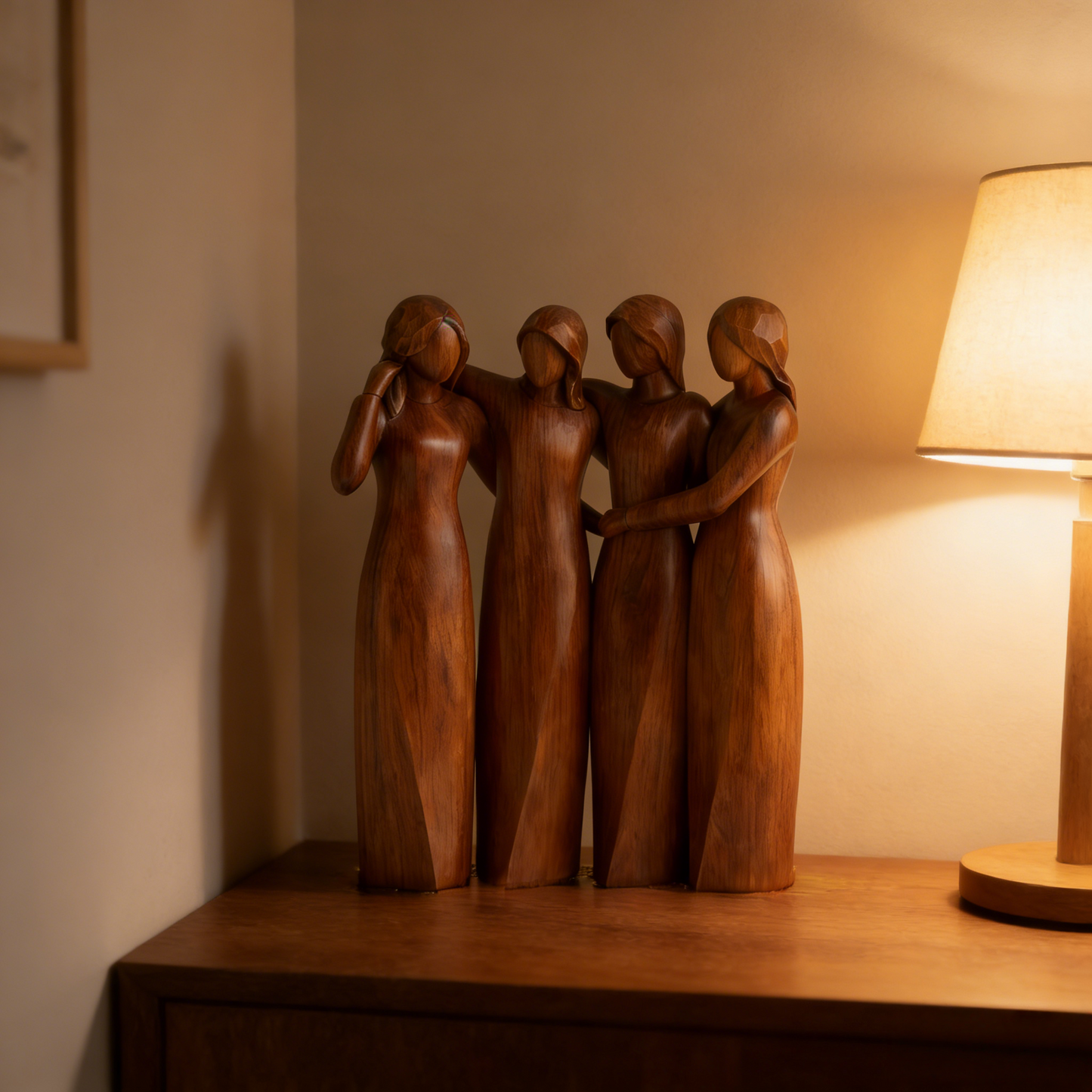 Celebrates Friendships Sisters Sculpture