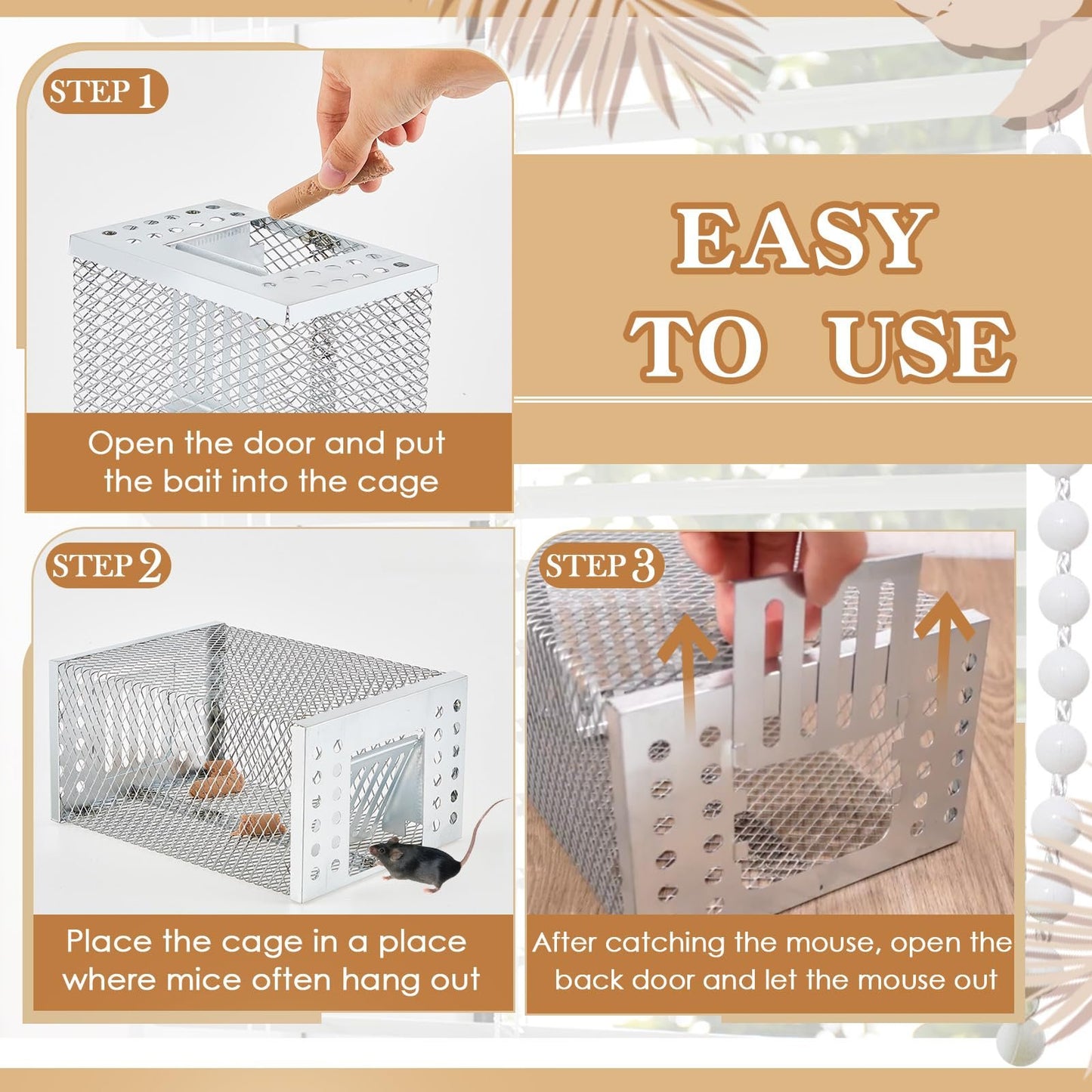 Humane Live Catch & Release Mouse Trap