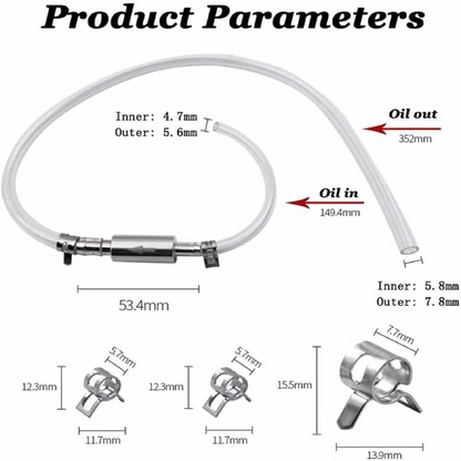 🏆Flash Sale⚡ 60K+ SOLD!💥Brake Bleeder Hose One Way Check Valve
