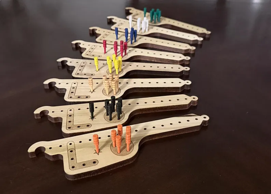 Pegs and Jokers Board Game - Hardwood