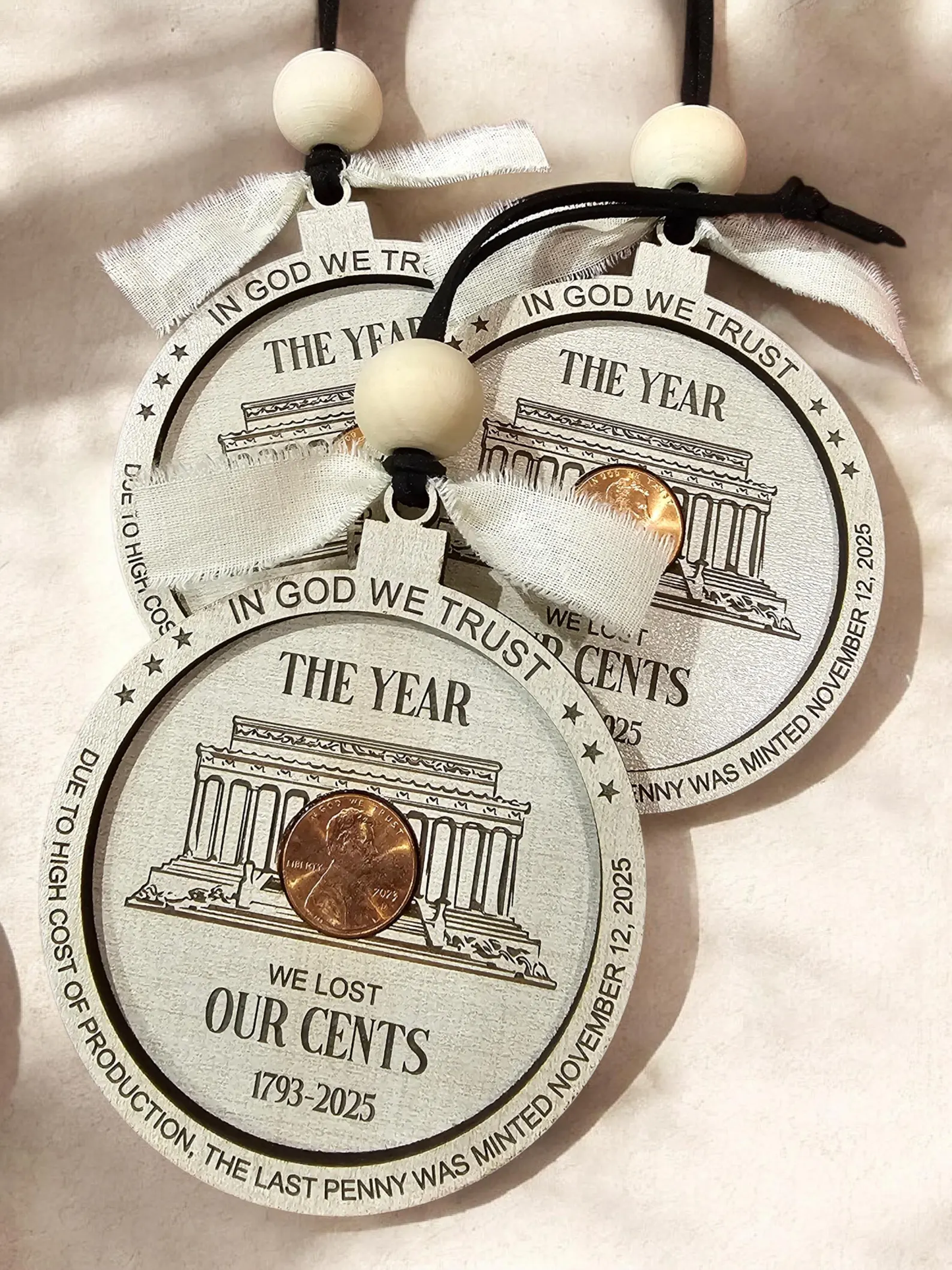 2025 Penny Ornament • Year We Lost Our Cents