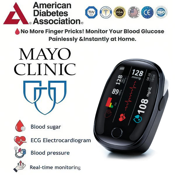🔥Final 3 Hours: 70% OFF🏆Non-Invasive Blood Glucose Meter[99.9% Accuracy]✅TGA Approved
