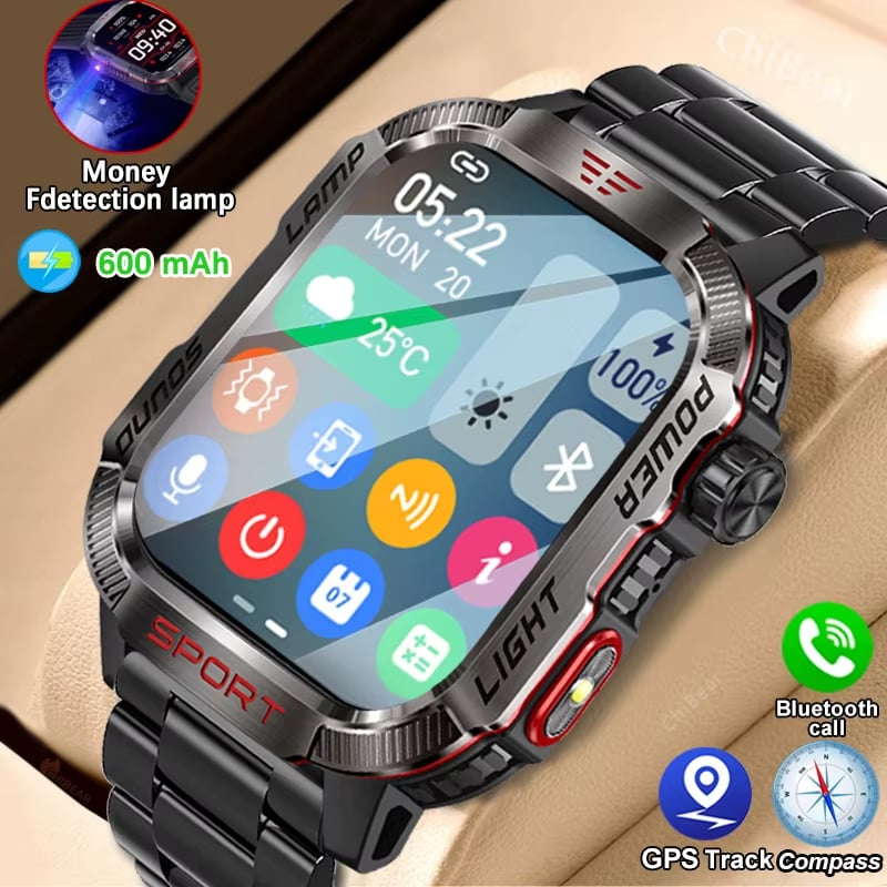 Men's Military Outdoor Sports Smart Watch for Android & IOS