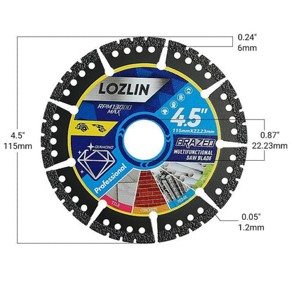 🛠️ ✨ 4.5" Multi-Material Diamond Blade - Zero Compromise, Max Durability