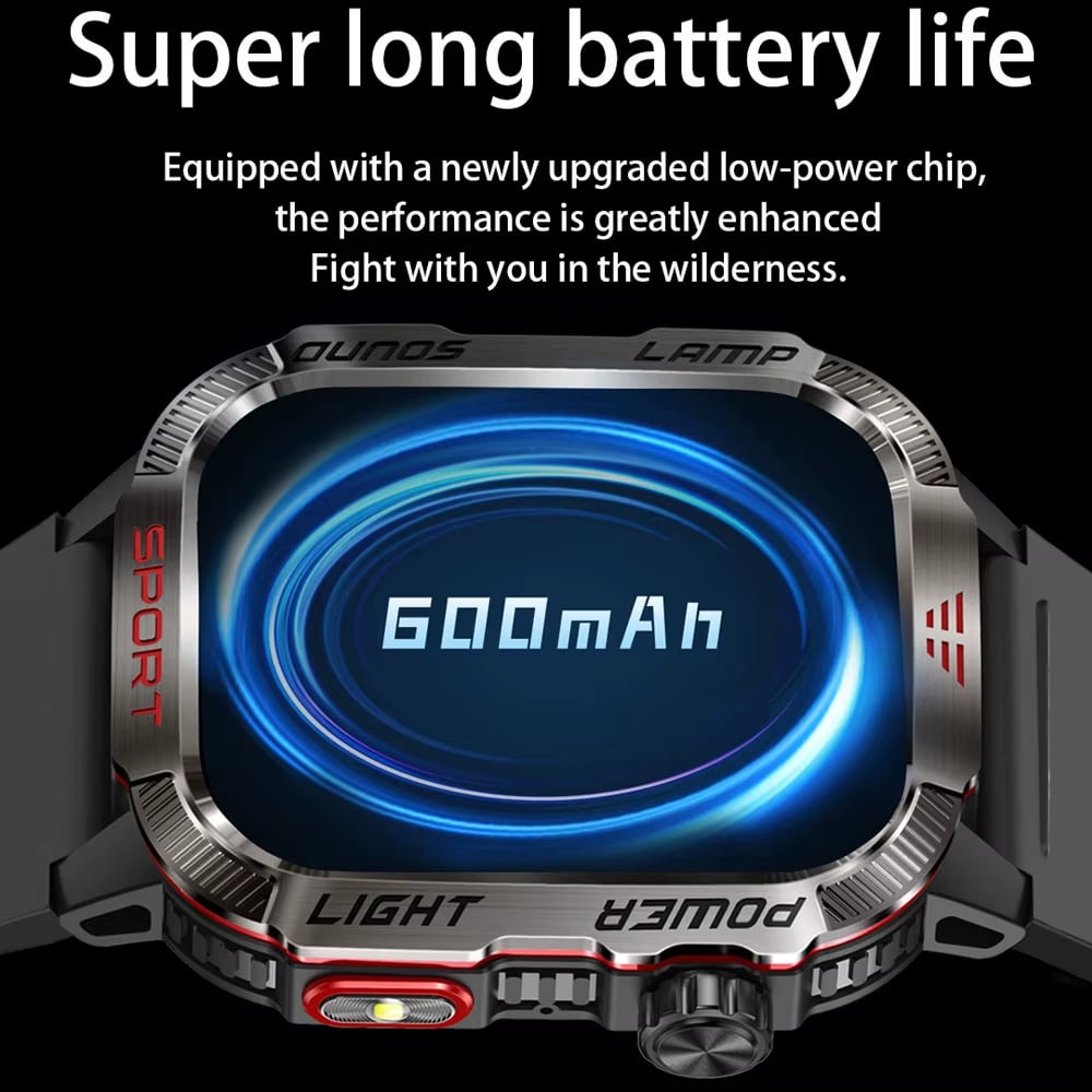 Men's Military Outdoor Sports Smart Watch for Android & IOS