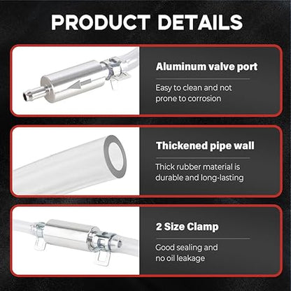 🏆Flash Sale⚡ 60K+ SOLD!💥Brake Bleeder Hose One Way Check Valve